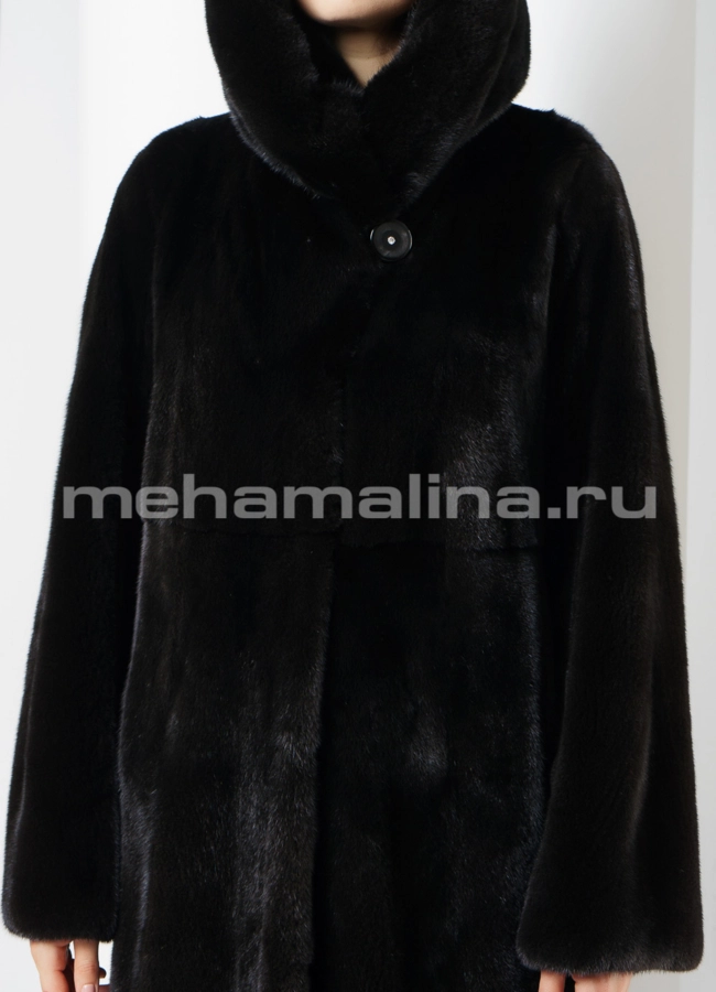 Норковая шуба модель № S-644 универмаг малина