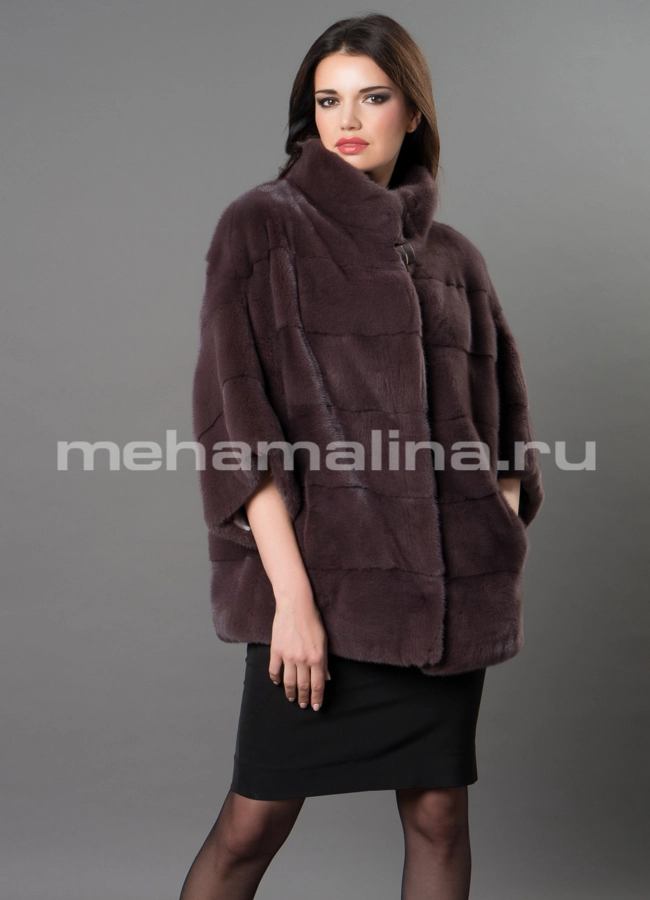 Норковая шуба модель № S-668 универмаг малина
