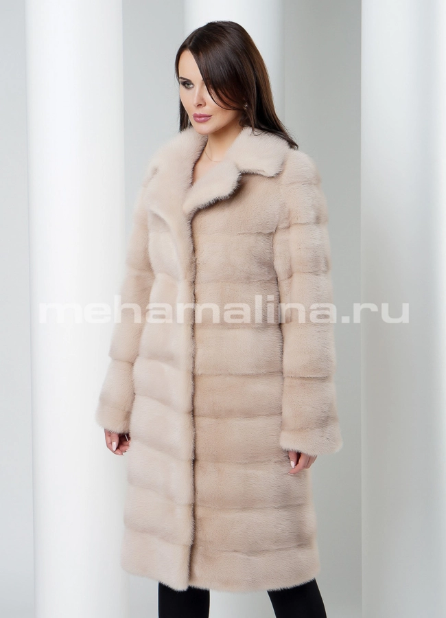 Шуба из норки модель № S-497 универмаг малина