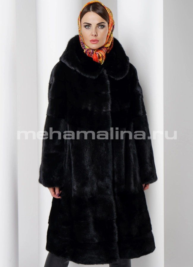 Шуба норка модель № S-520 универмаг малина