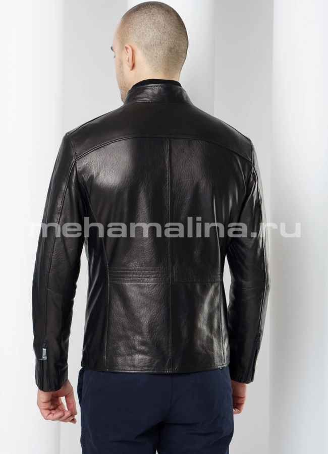 Кожаная куртка модель № KP-211 в кредит