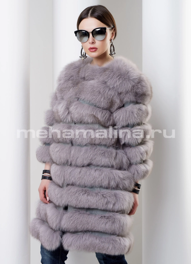 Песцовый жакет модель № M-126 универмаг малина