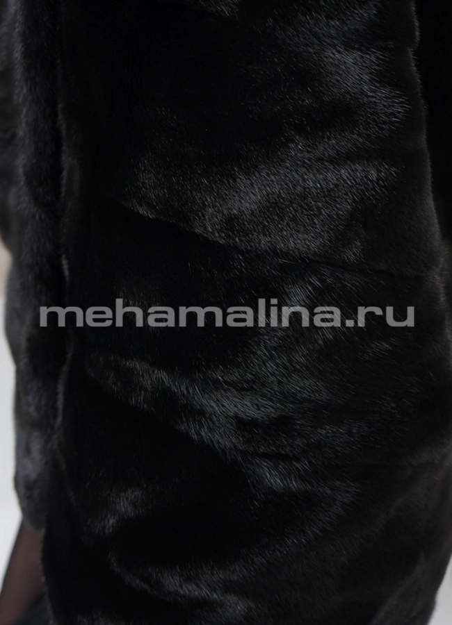Норковая шуба модель № S-705 универмаг малина