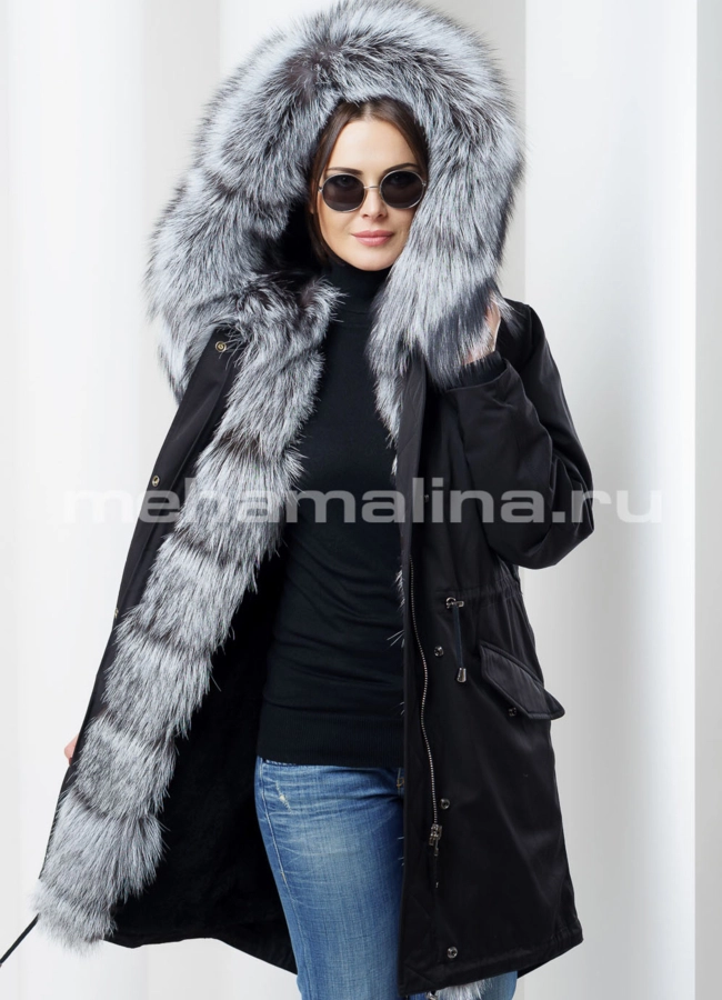 Парка на меху Malina siberian wear модель № П-88 универмаг малина