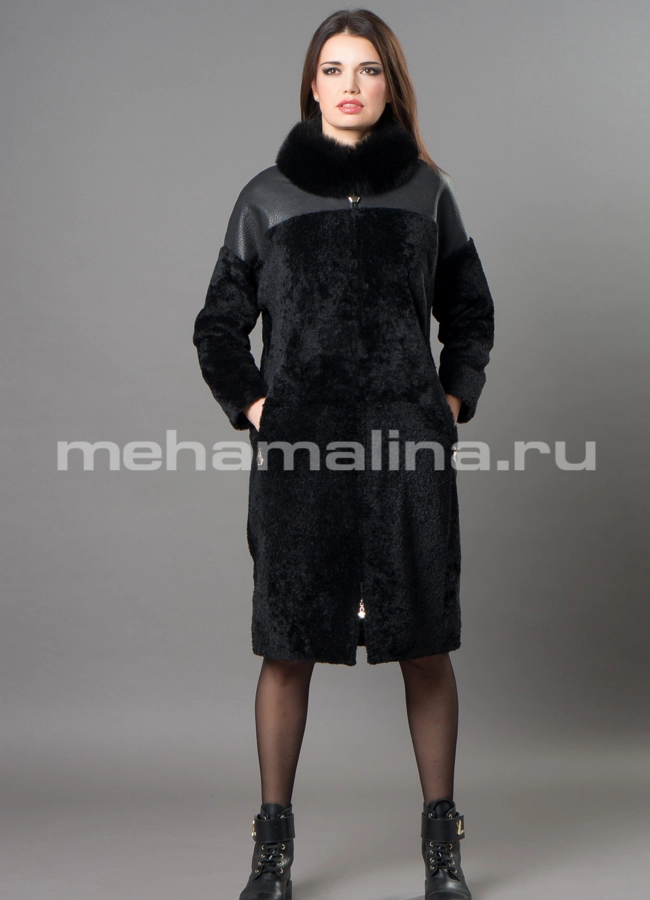 Дубленка из астрагана модель № D-240 универмаг малина