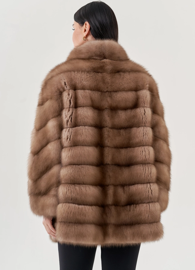 Шуба из куницы  модель № 79567 в кредит