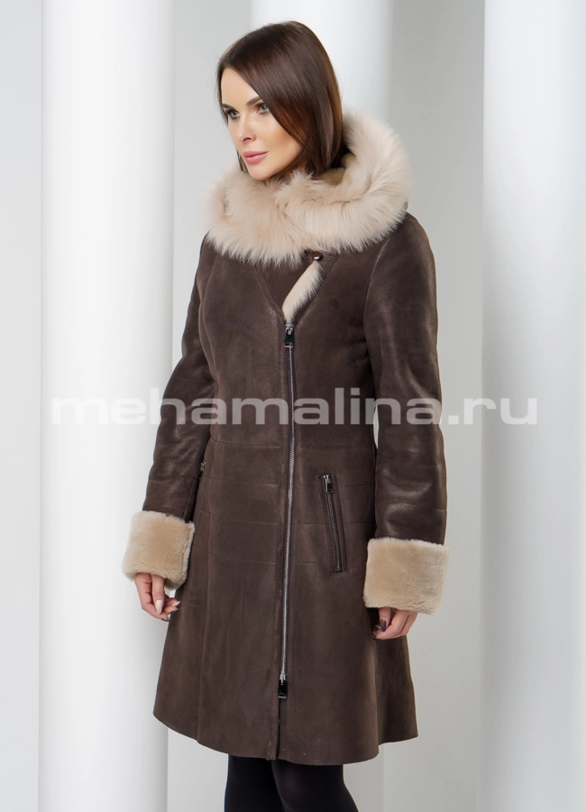Дубленка  модель № D-189 универмаг малина