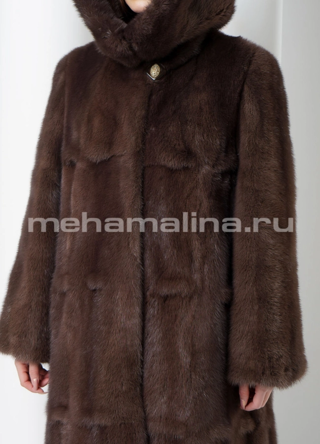 Норковая шуба модель № S-568/1 универмаг малина