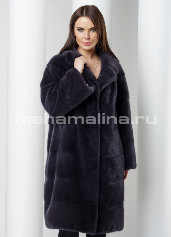 Шуба из меха норки модель № S-563 универмаг малина