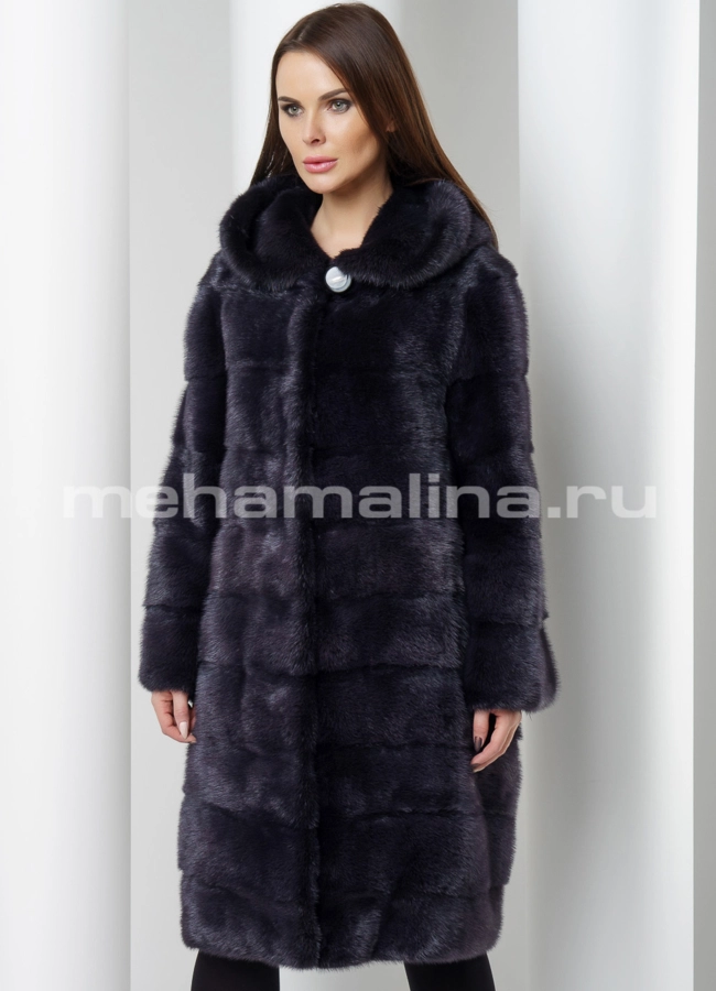 Шуба норка модель № S-564 универмаг малина