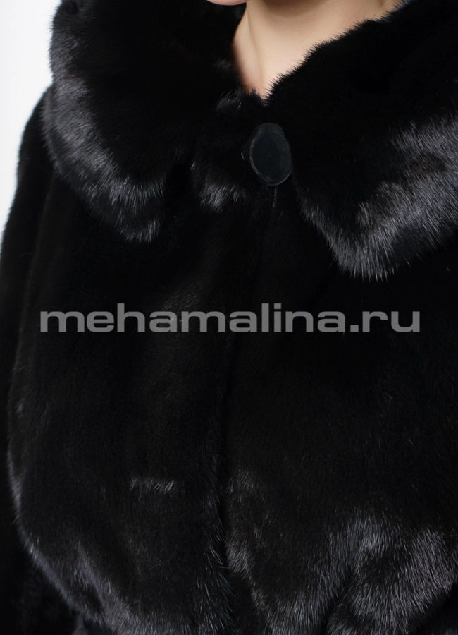 Норковая шуба модель № S-711 универмаг малина