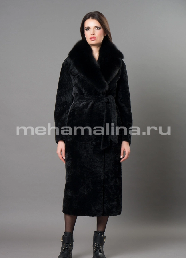 Дубленка Emilia Rinzi астраган модель № 3212-120 универмаг малина