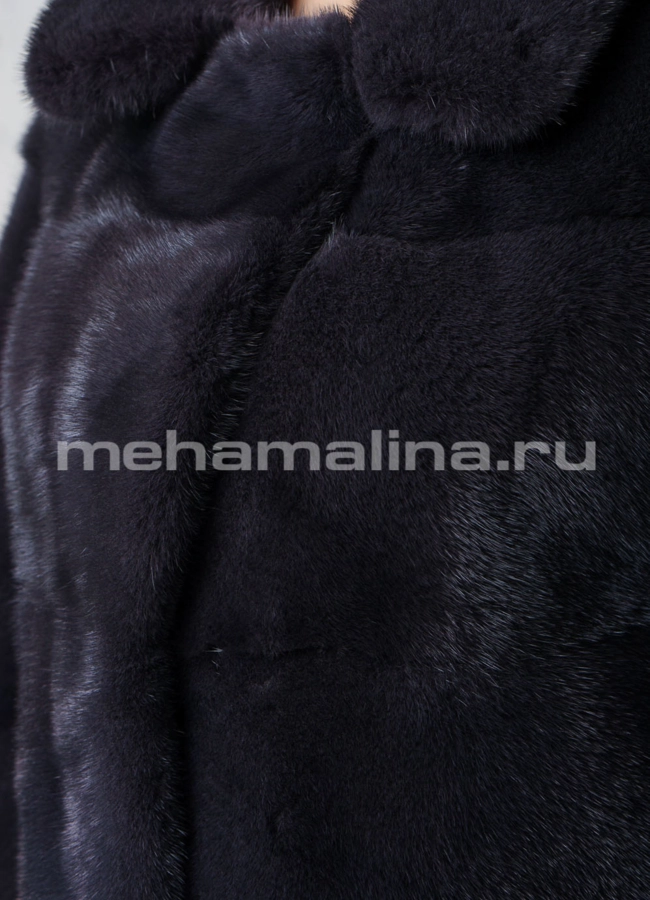 Шуба из меха норки модель № S-563 универмаг малина