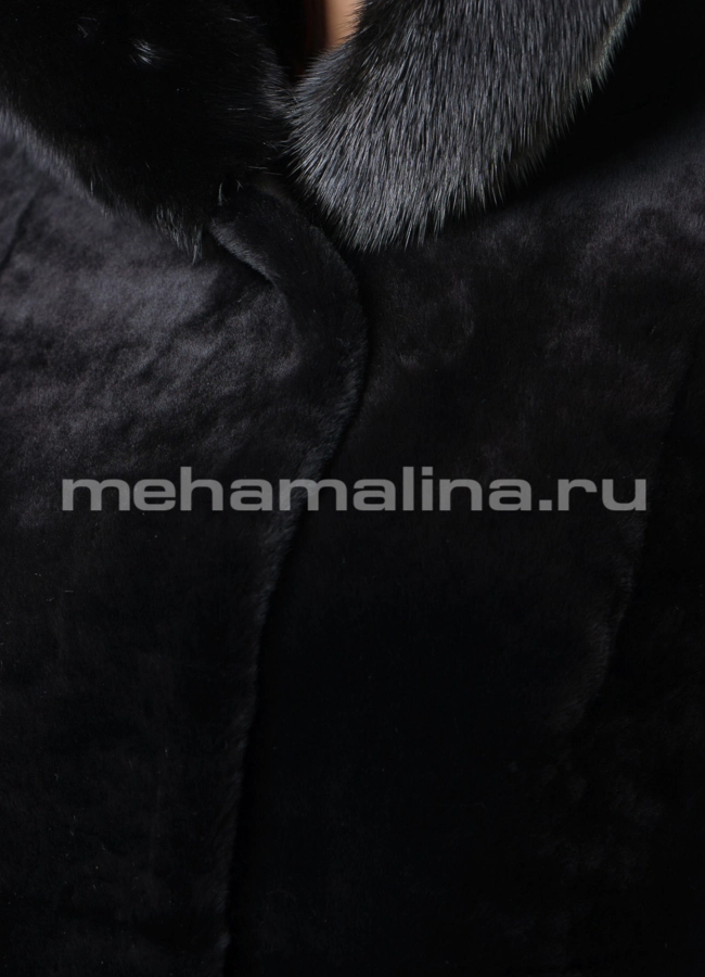 Шуба мутон модель № S-563 универмаг малина