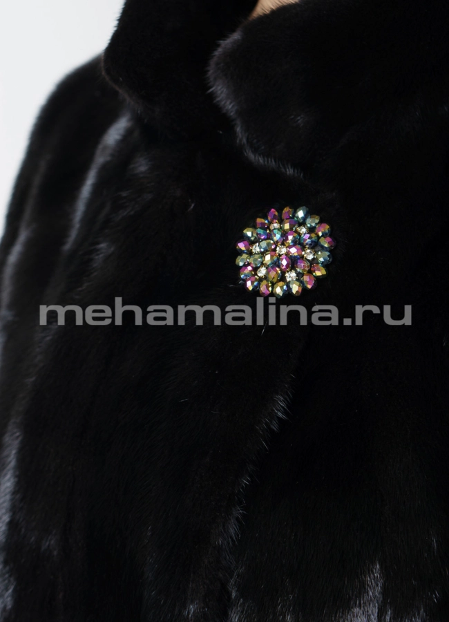 Шуба из норки модель № S-706 универмаг малина
