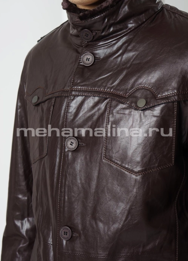 Эко дубленка  модель № DM-118 универмаг малина