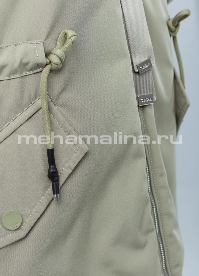 Парка зимняя с мехом модель № П-286 в рассрочку