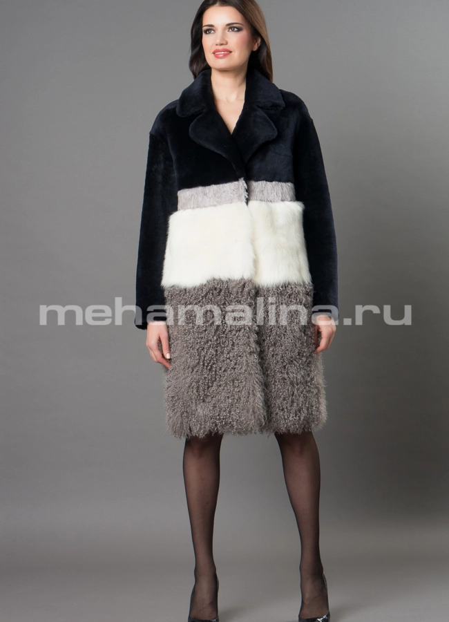 Дубленка Punto из овчины merino модель № 3347 в рассрочку