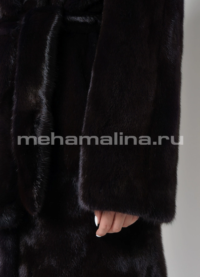 Норковая шуба  модель № S-694 универмаг малина