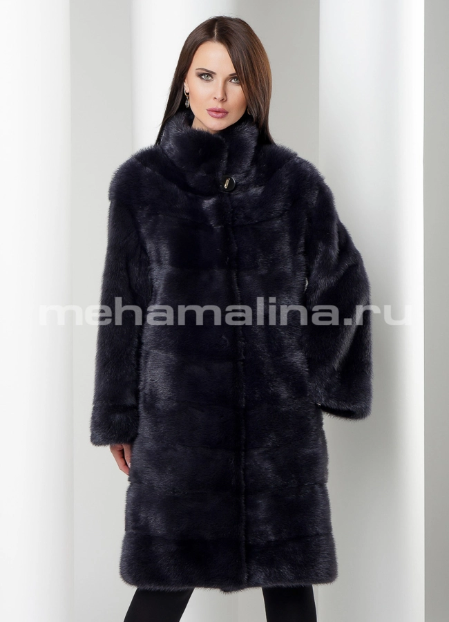Норковая шуба модель № S-535 универмаг малина