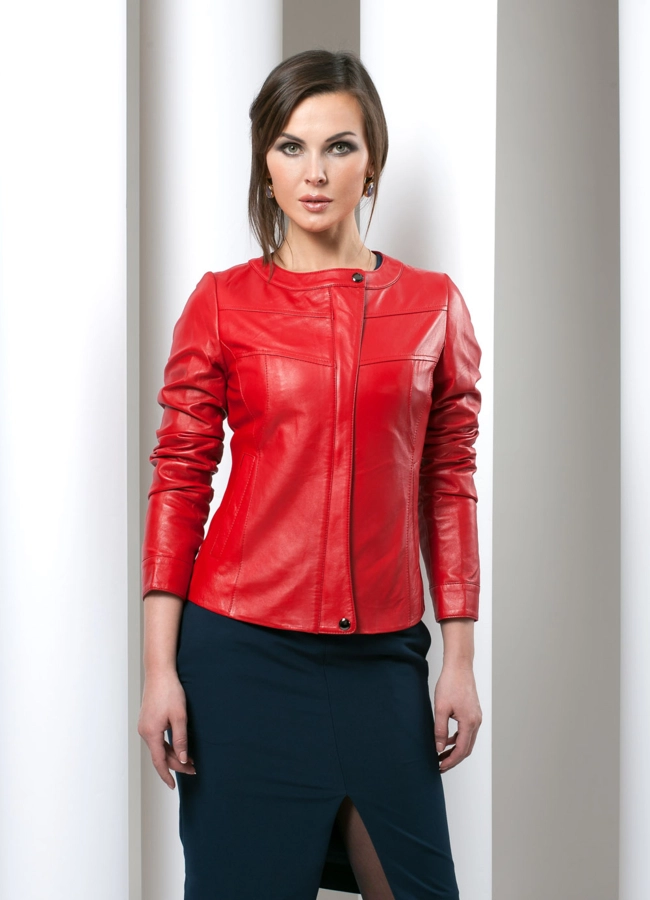 Кожаная куртка Red Rose модель № K-90 в кредит