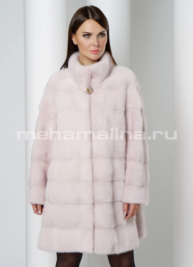Шуба норка модель № S-639 универмаг малина