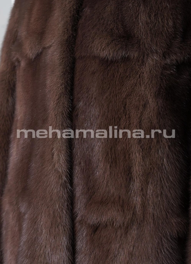 Норковая шуба модель № S-568/1 универмаг малина