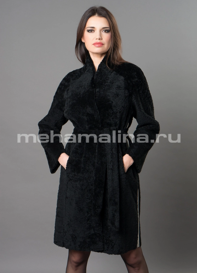 Шуба премиум модель № D-239 меха малина