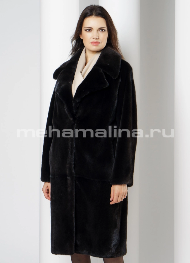 Шуба из норки модель № S-648 универмаг малина