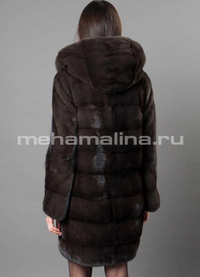 Норковая шуба модель № S-667 в рассрочку