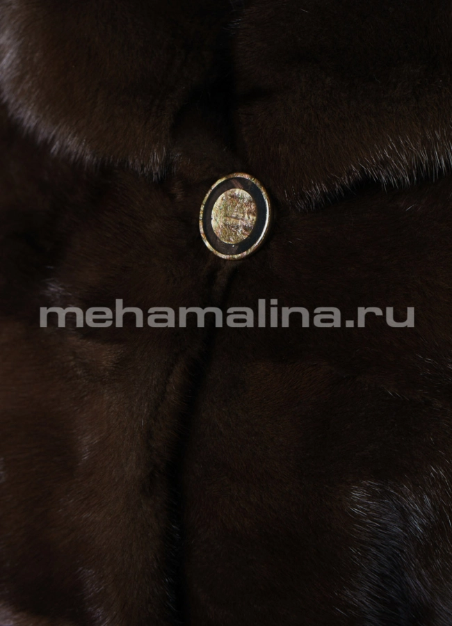 Шуба из норки модель № S-713 универмаг малина
