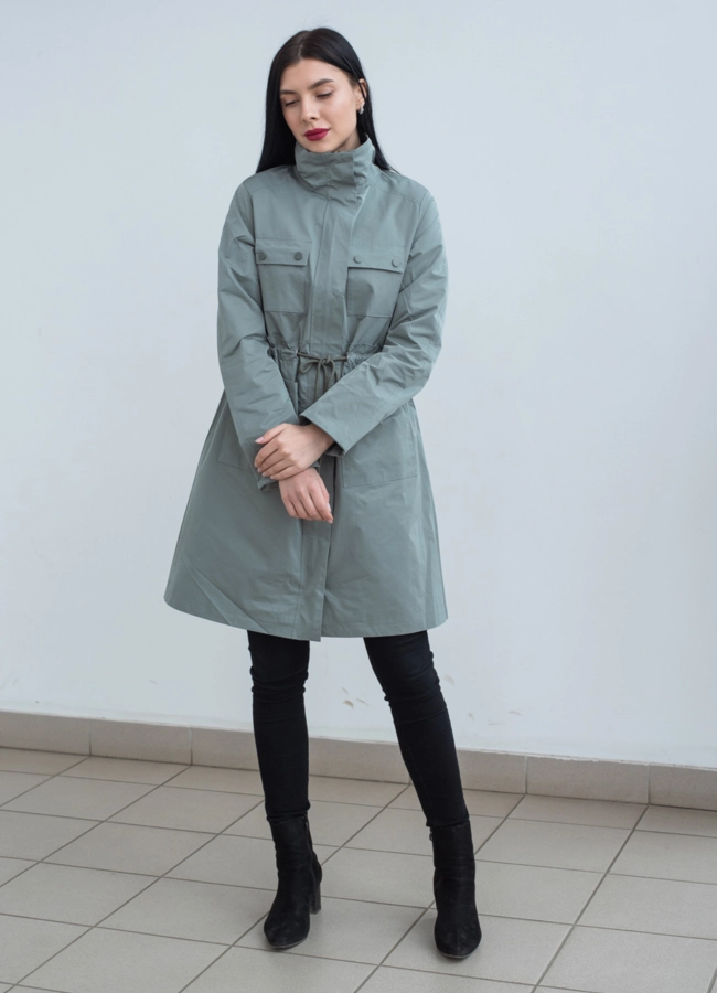 Плащ женский  модель № 22872 универмаг малина