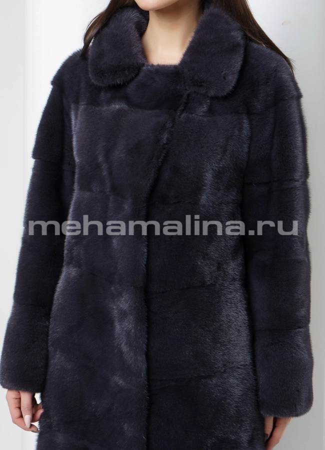 Шуба из меха норки модель № S-563 универмаг малина