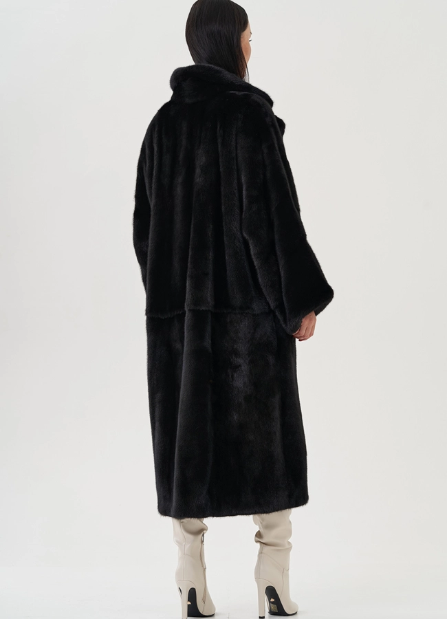 ​Норковая шуба из меха saga fur модель № 24964 в кредит