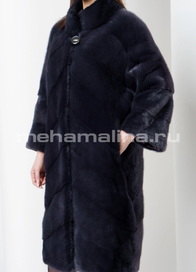Шуба из норки  модель № S-557 универмаг малина