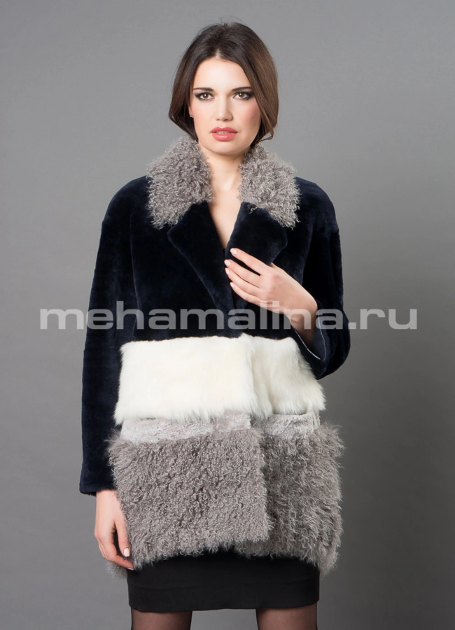 Шуба премиум модель № D-242 универмаг малина