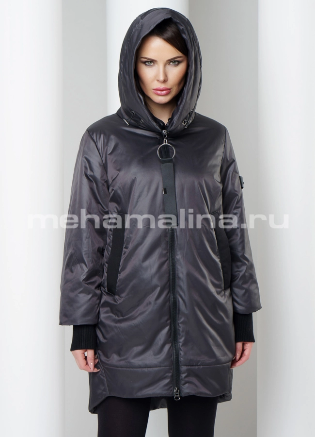 Куртка удлиненная  модель № PK-60 универмаг малина