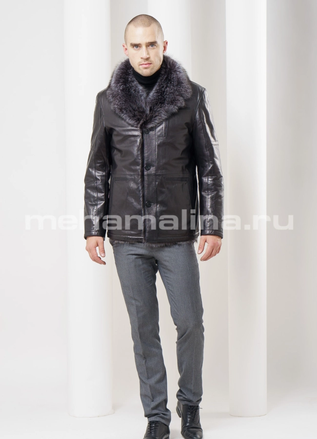 Дубленка мужская модель № DM-94 универмаг малина