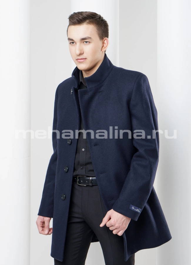 фото Пальто, цвет синий модель № PM-3